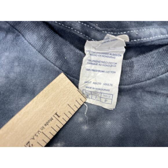 David Penfound Skull T Shirt Adult Size Small Gray Tye Dye Faded Skull Bone - Picture 4 of 7